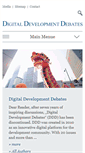 Mobile Screenshot of digital-development-debates.org